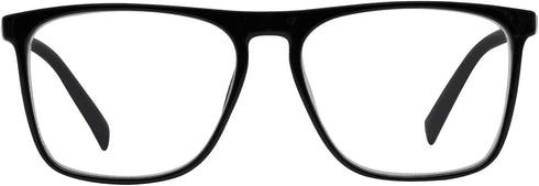 MARE AZZURO Men Reading Glasses, 3.0 with Spring Hinge Rectangular Eyeglasses for Reading, +3.00