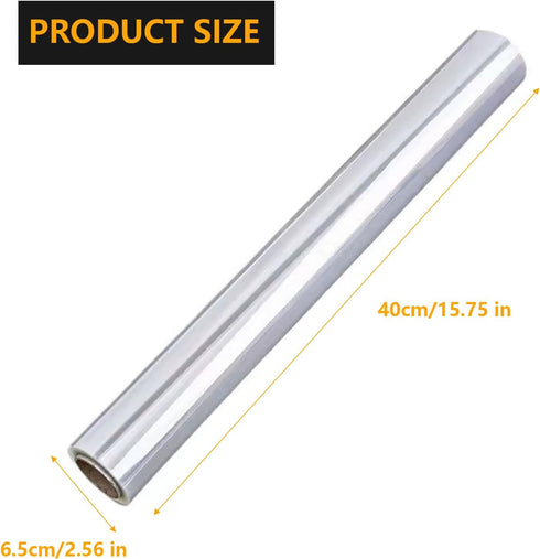 CATCYLUIS Clear Cellophane Wrap Roll for Gift Baskets, Flower Wrapping Paper, 31.5in, 3mil