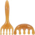 ibasenice Amber Gua Sha Scalp Massager Set with Five-Claw Comb and Wide