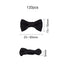 PH PandaHall 120pcs Mini Bow Tie Bows, 1 Inch Black Grosgrain Ribbon Bows for DIY Craft Hair Clips and Decorations