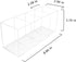 QPEY Acrylic Pen Holder Organizer with 4 Compartments, Clear Makeup Brush Holder for Office Desk Accessories