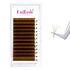 Volume Eyelash Extensions 0.07 C Curl, Faux Mink Self Blooming Colored Lash Extensions, 8-14mm (Blond 0.07-C)
