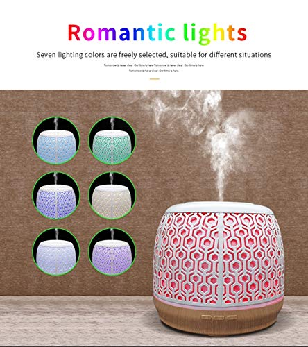 Serenity 500ml 3d Essential Oil Diffuser Sky Iron Dome Dots Colorful I light