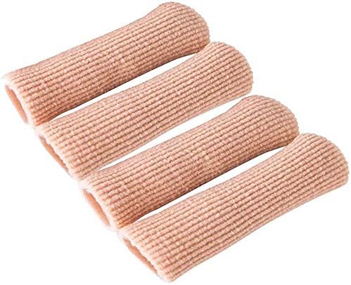 Makhry 4pcs Toe Protectors Gel Toe Caps, Silicone Toe Covers to Prevent Pain from Corn, Callus, Blisters, 3 Size (S)