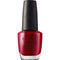 OPI Nail Lacquer Nail Polish | Dark Red Crème Opaque, Chip Resistant, Vegan, Fast Drying, Streak Free