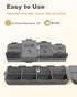 Pill Organizer Travel Medicine Case - Travel Pill Case with Etched Labels, Daily Travel Medicine Case Holder