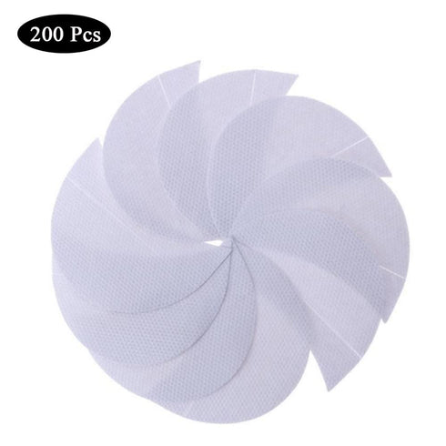 200 Pcs Eyeshadow Shields, Professional Lint Free Eye Pad Under Patches for Makeup Residue Prevention