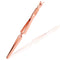 SILPECWEE 1Pc Rose Gold Nail Cuticle Pusher, C Curve Nail Pinching Clips, Gel Nail Scraper, Multi-Function Manicure