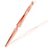 SILPECWEE 1Pc Rose Gold Nail Cuticle Pusher, C Curve Nail Pinching Clips, Gel Nail Scraper, Multi-Function Manicure