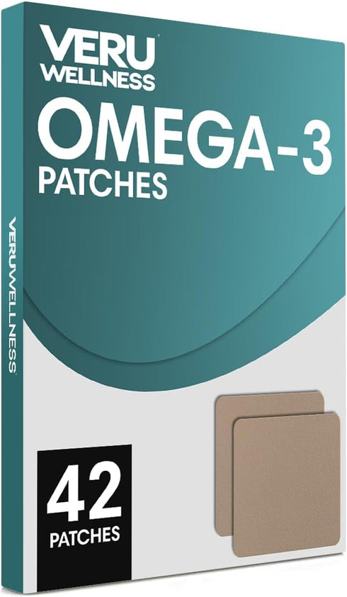 Omega-3 Plus Daily Patch, Self Adhesive Time Release Topical Patch, 42 Day Supply