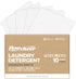 Laundry Detergent Sheets Travel Pack - 5 sheets 10 Loads Unscented, travel laundry detergent, Camping Traveling, No Plastic Jug, All Washing Machines, Hand Washing