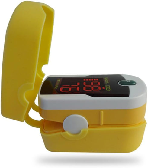 Concord Topaz Fingertip Pulse Oximeter with Reversible Display and Carrying Case