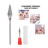 ZJchao Nail Drill Bits for Acrylic Nails, Tungsten Steel Grinding Head for Electric Nail Drill Manicure Tools