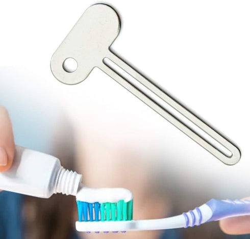 Toothpaste Squeezer Tube Press Tube Squeezer Stainless Steel Tube Extractor Toothpaste Dispenser Hand Cream Tube