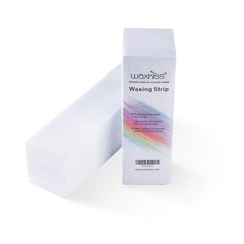 Waxkiss Beauty Non Woven Body and Facial Wax Strips - Large 2.7×7.9 Hair Removal 200Pcs Epilating Strips