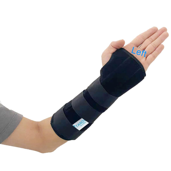 TANDCF Unisex Forearm and Wrist Support Splint Brace, Adjustable Night Time Immobilizer Brace, 10.6 inch (27cm)