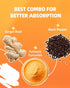 Turmeric Curcumin Gummies - 2 Pack, Sugar Free Turmeric and Ginger Supplement for Immune Support