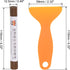 Wax Filler Stick, 3pcs Wooden Repair Wood Wax Fill Sticks with Spatula Crayon Markers Furniture Touch Up Kit for Remover Scratches Scuffs on Furniture Floor, Walnut Brown