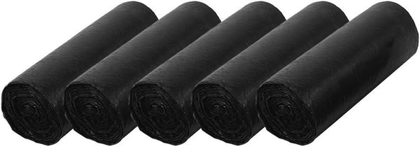 Small Garbage Bags, 5 Gallon, Strong Durable Disposable Kitchen Trash Can Liners, 100 Counts, Black
