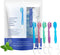 JOUGE 26 Pack Mini Disposable Toothbrushes with Toothpaste 5 in 1 Travel Portable