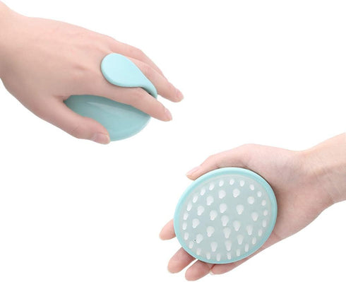 Manual Scalp Massagers Shampoo Massager Brush, Vinerstar wanerxin Hair Head Massager, Scalp Stress Relax Mint Green