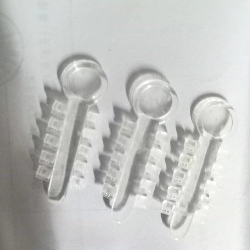 200pcs Clear Orthodontic Rotation Wedges Elastic Rubber Bands Ligature Rotary Torsion Pad
