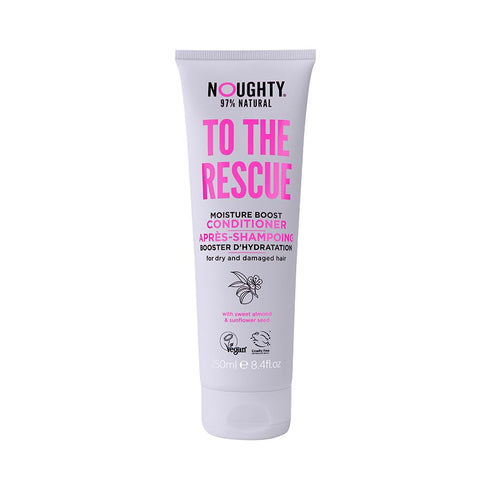 Noughty 97% Natural Moisture Boost Conditioner, Sulphate Free Vegan Haircare, 250ml