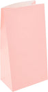 Vibrant Pastel Pink Paper Party Bags (Pack of 12) - Premium Quality for Celebrations & Gifts