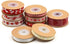2 Rolls of 5M Valentine's Day Ribbons, Printed Heart Grosgrain Ribbon for Wedding Wrapping and DIY Supplies