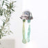 kwmobile 2x Razor Holder with Suction Cup - Self-Adhesive Shaver Wall Mount - Black/Light Blue/Transparent Bathroom
