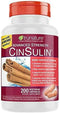 Advanced Strength Cinsulin Cinnamon, Chromium Picolinate, Vitamin D3, 500 Mg, 200 Capsules