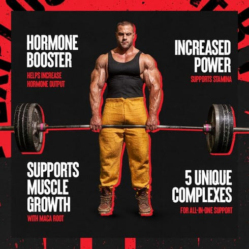 Animal Stak Complete Natural Hormone Booster Supplement, 1 Month Cycle, with Tribulus and Estrogen Blockers
