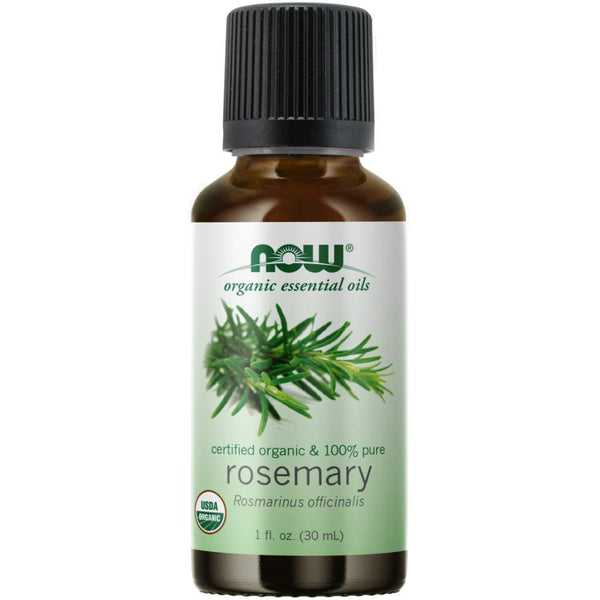 Now Foods Rosemary Oil, Certified Organic, 1 fl oz (30 ml) Liquid