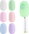 6 Packs Toothbrush Covers, Silicone Caps for Electric Toothbrush Replacement Heads & Manual Toothbrush