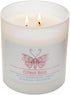 Citrus Rose Scented Jar Candle, Relaxing Aromatherapy Candle, 2 Wick White Jar, 60hr Burn
