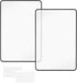 LIQWEI 4Pcs 3X 5X Page Magnifying Sheet Clear Lightweight Magnifier Flat Plastic Optical