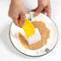 3 Pcs Heat Resistant Silicone Pan Cleaning Scraper, Greasy Cleaning Tools for Household Pots and Dishes in Kitchen