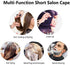 Professional Hair Capes for Dyeing & Haircutting, Oilproof Salon Barber Cape, Anti-static, Black