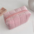 XPONNI Small Cute Y2K Cosmetic Bag, Aesthetic Makeup Bag for Purse, Pink
