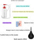 NINXIMI 600ml Vaginal Douche Enema Cleaner Reusable Manual Pressure Anal Vaginal Cleaning System Portable Kit