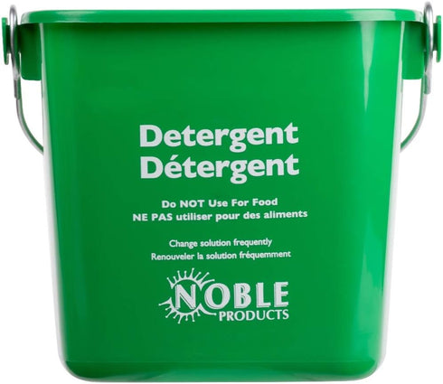 KP97RDNBL/KP97GNNBL Square Pail for Cleaning, 3quart, Small, Red and Green, Set of 2