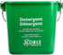 KP97RDNBL/KP97GNNBL Square Pail for Cleaning, 3quart, Small, Red and Green, Set of 2