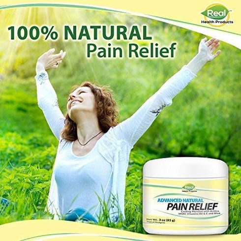 Natural Pain Relief Cream with Arnica - 3oz for Fast Acting Soothing Relief for Muscle Aches, Joint Pain