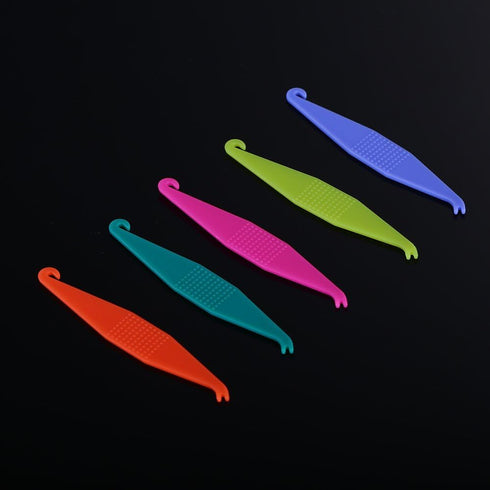 RZJZGZ Dental Elastic Rubber Bands Placers for Braces Disposable Plastic Multi-color (15PCS)
