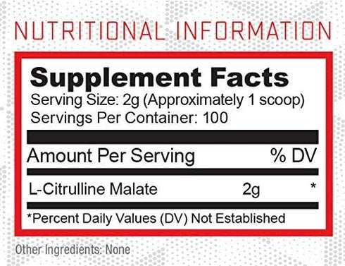 Purus Labs Foundation Series Citrulline Malate Powder, Active Amino Acid L-Citrulline, 100 Servings, Unflavored