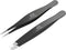 Majestic Bombay Fine Point + Slant Tweezers – Sharp Surgical Tweezers for Facial, Brow, Ingrown Hair Removal