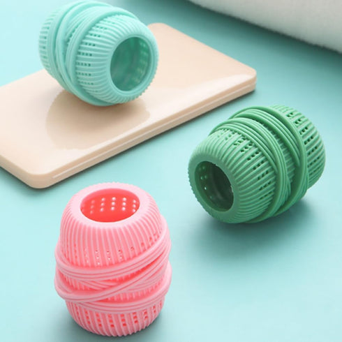 Healvian 3pcs Washing Machine Laundry Ball, Anti-Tangle TPE Reusable Fabric Softener Dispenser for Home