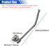 Tuxihapp O2 6 12 7/8"/22mm O2 Double Sided Flexible Sensor Wrench, Point & Point Socket Head Oxygen Sensor Wrench