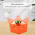 Pill Organizer, Weekly & Daily Pill Container, Small Pill Box for 1 Time a Day, Travel Pill Holder, 7 Day (Orange)