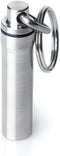 GUS Original Pill Fob, Made in USA, Stainless Steel Keychain Holder